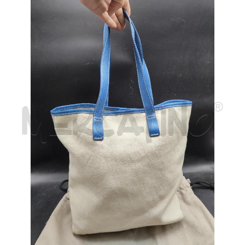 BORSA DONNA HOGAN BEIGE BLU  | Mercatino dell'Usato Alpignano 3