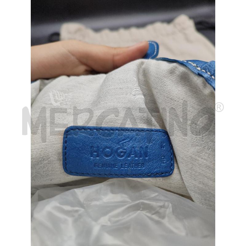 BORSA DONNA HOGAN BEIGE BLU  | Mercatino dell'Usato Alpignano 5