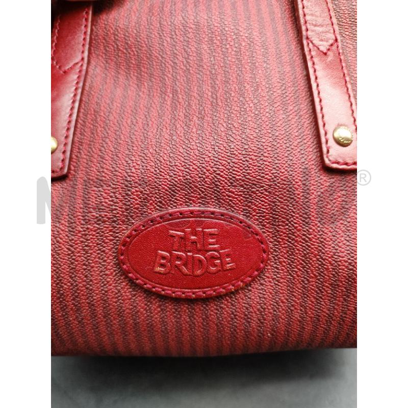 BORSA DONNA THE BRIDGE ROSSA RIGHE | Mercatino dell'Usato Alpignano 3