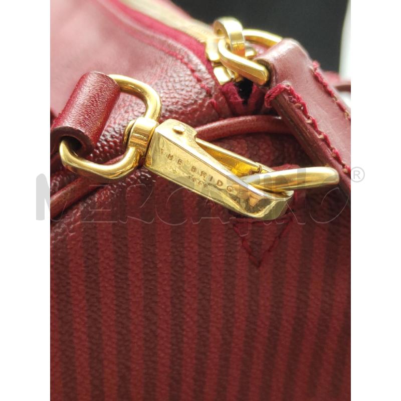 BORSA DONNA THE BRIDGE ROSSA RIGHE | Mercatino dell'Usato Alpignano 4