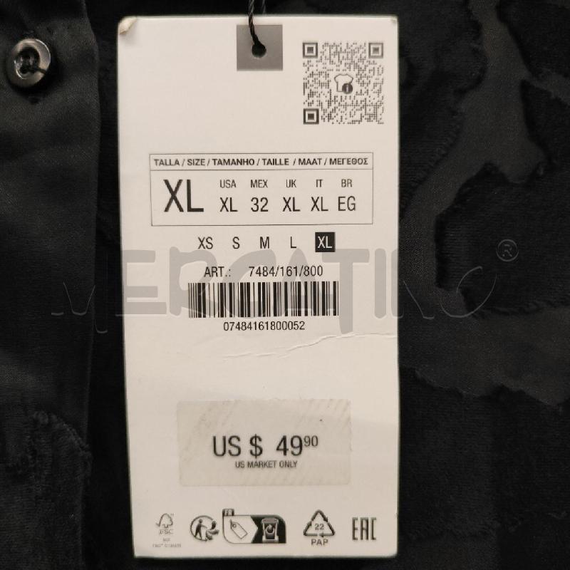 CAMICIA DONNA ZARA RÌNR FANTASIA TESSUTO | Mercatino dell'Usato Alpignano 4