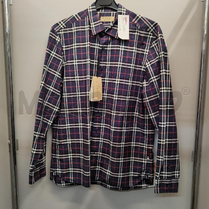 CAMICIA UOMO BURBERRY SCACCHIBLU RSO  | Mercatino dell'Usato Alpignano 1