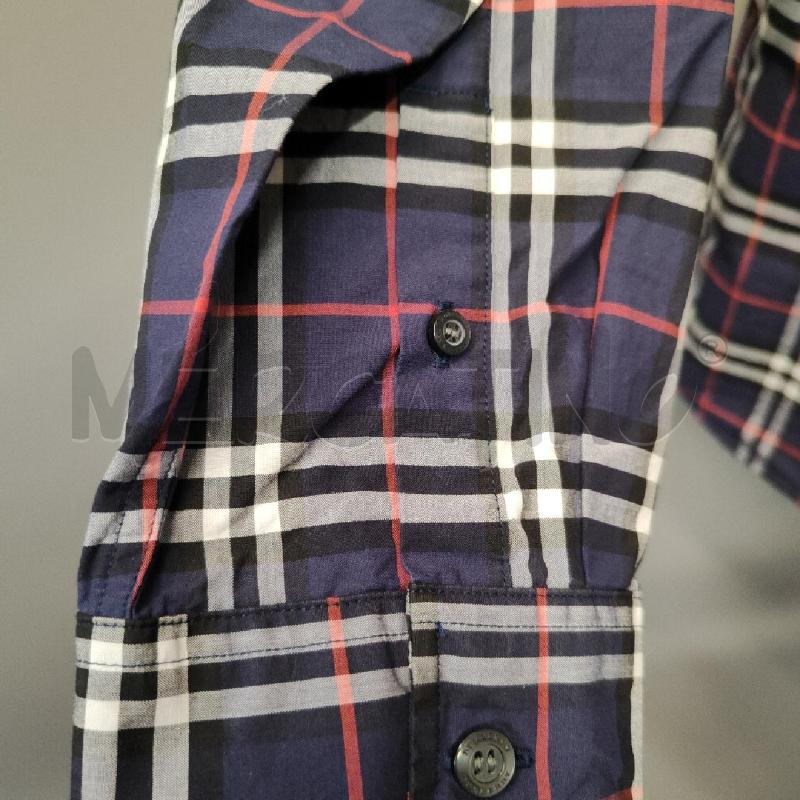 CAMICIA UOMO BURBERRY SCACCHIBLU RSO  | Mercatino dell'Usato Alpignano 4