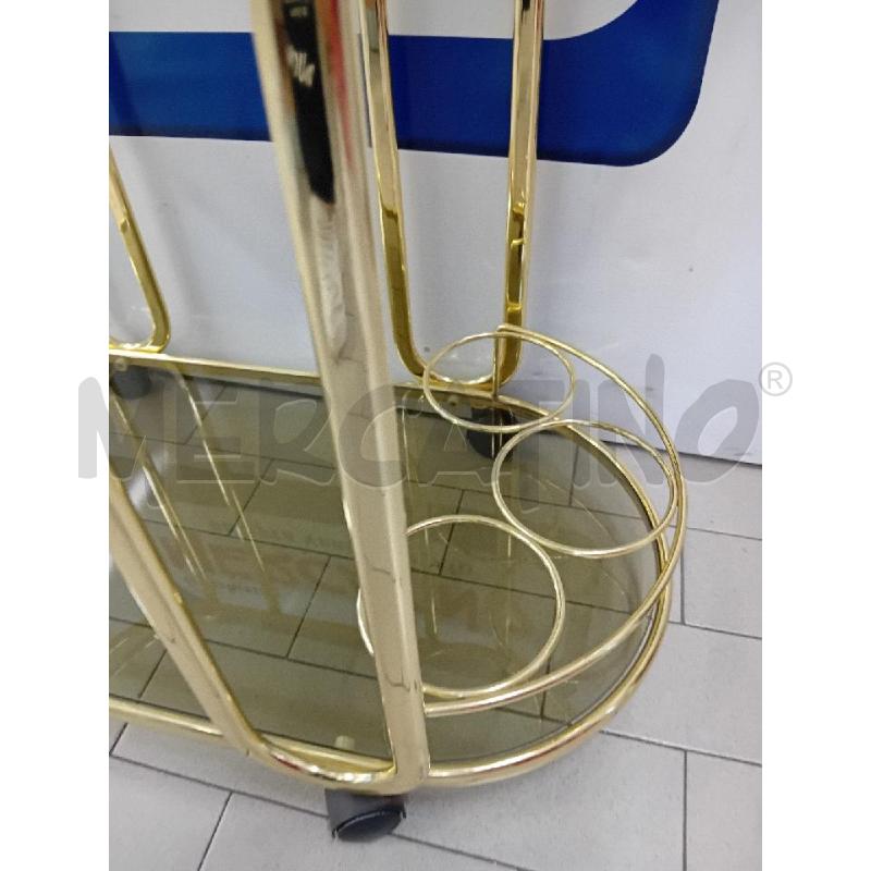 CARRELLO PORTA VIVANDE OTTONE  | Mercatino dell'Usato Alpignano 3