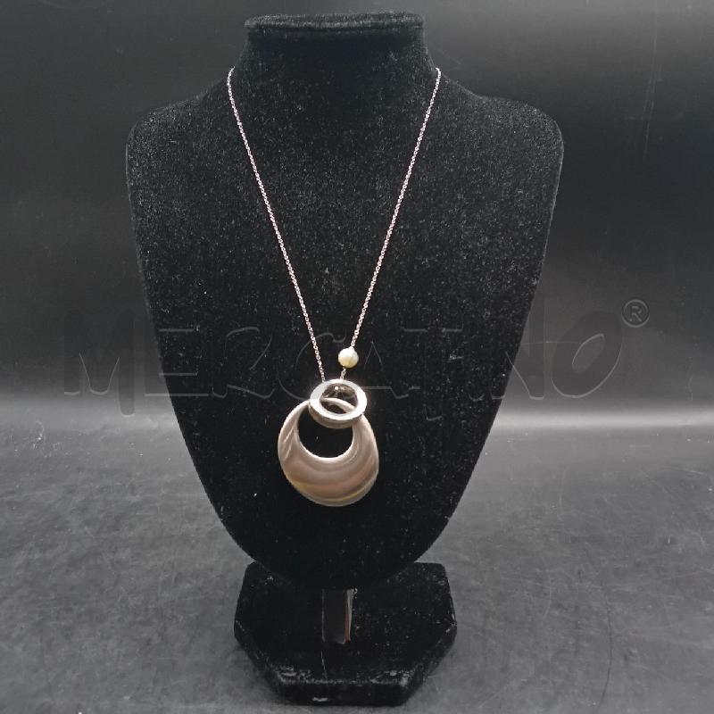 COLLANA BREIL CERCHI PERLA  | Mercatino dell'Usato Alpignano 1