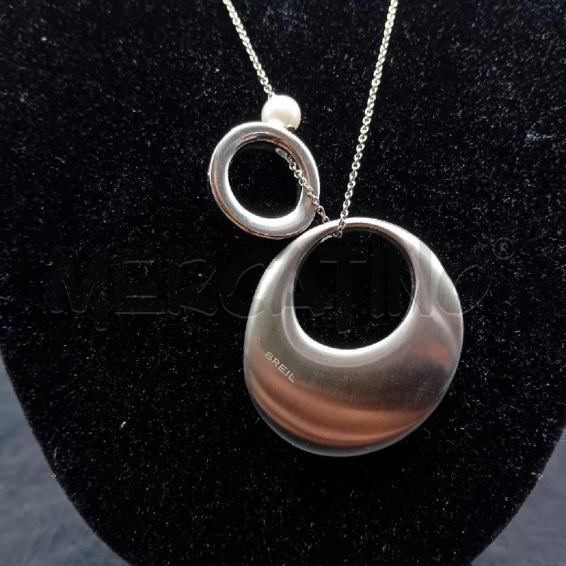 COLLANA BREIL CERCHI PERLA  | Mercatino dell'Usato Alpignano 3