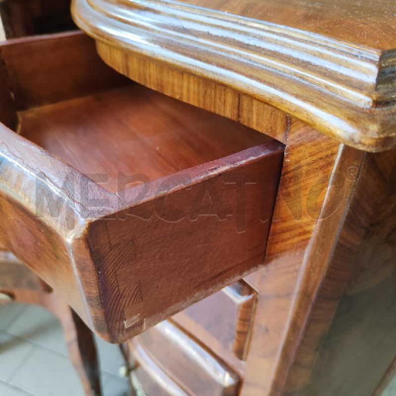 COMODINI COPPIA 4 CASSETTI PIEDINI  | Mercatino dell'Usato Alpignano 3