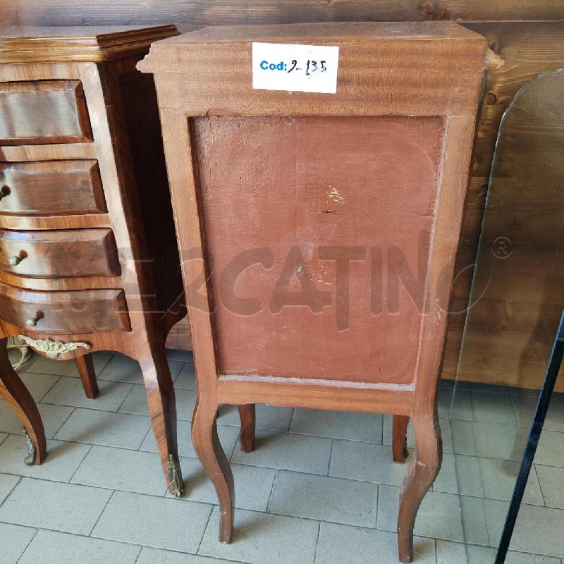 COMODINI COPPIA 4 CASSETTI PIEDINI  | Mercatino dell'Usato Alpignano 4