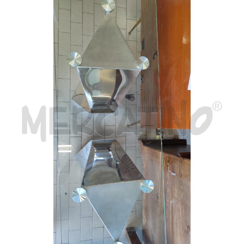 CONSOLLE VETRO BASE METALLO MODERNA | Mercatino dell'Usato Alpignano 3