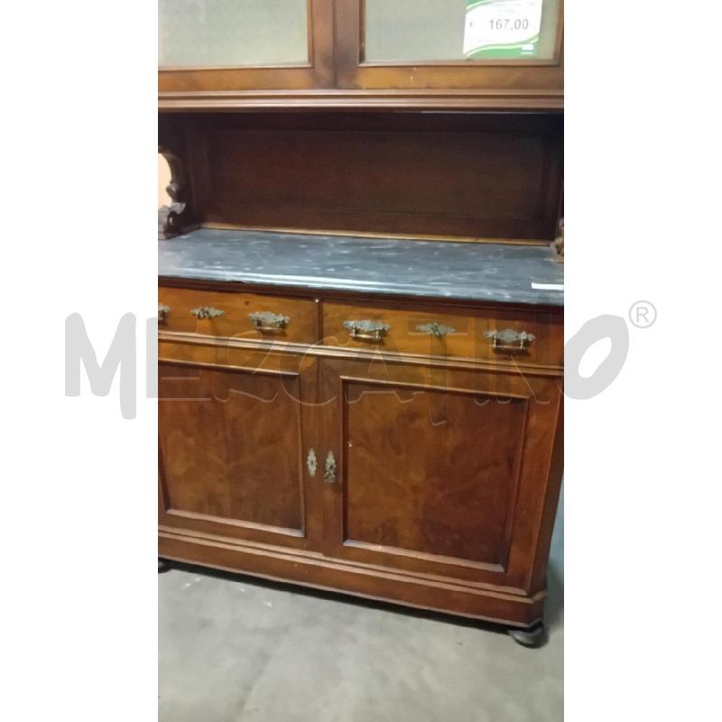 CREDENZA LEGNO CON VETRINA  | Mercatino dell'Usato Alpignano 2