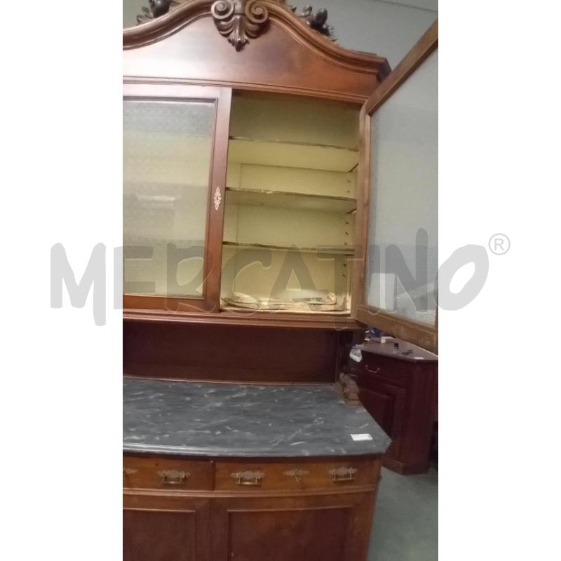 CREDENZA LEGNO CON VETRINA  | Mercatino dell'Usato Alpignano 3