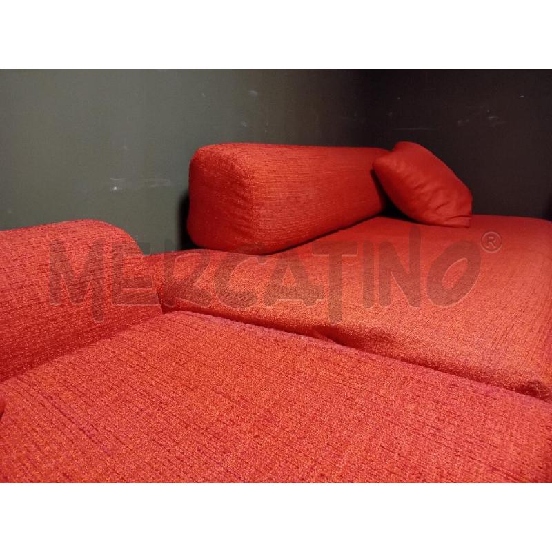 DIVANO ROSSO COMPONIBILE  | Mercatino dell'Usato Alpignano 5