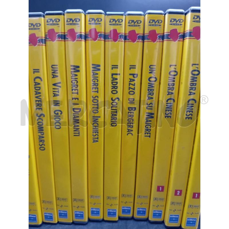 DVD RACCOLTA 18 VOL IL COMMISSARIO MAIGRET  | Mercatino dell'Usato Alpignano 2