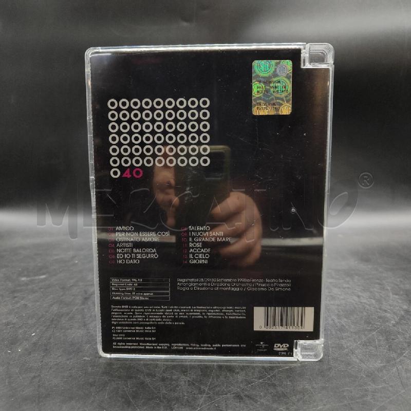 DVD ZERO 40 LIVE | Mercatino dell'Usato Alpignano 2