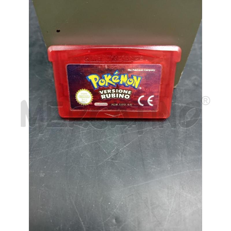 GIOCO GME BOY ADVANCE POKERMON VERSIONE RUBINO | Mercatino dell'Usato Alpignano 1