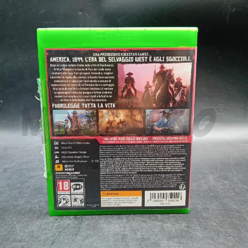 GIOCO XBOXONE RED DEAD II REDEMPTION | Mercatino dell'Usato Alpignano 2