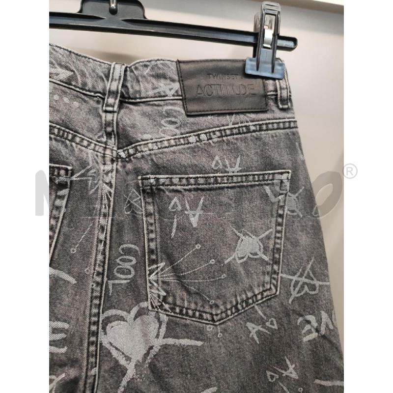 JEANS DONNA TWINSET GRG SCRITTE BC | Mercatino dell'Usato Alpignano 4