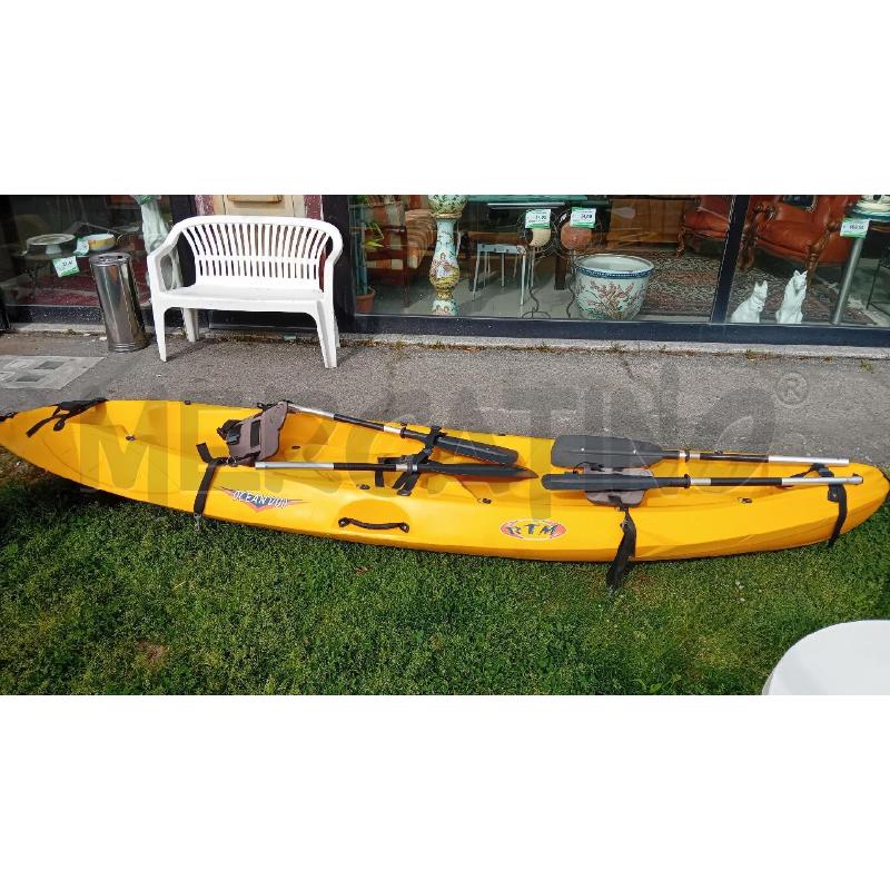 KAYAK DUE POSTI R T M OCEAN DUO GIALLO | Mercatino dell'Usato Alpignano 1