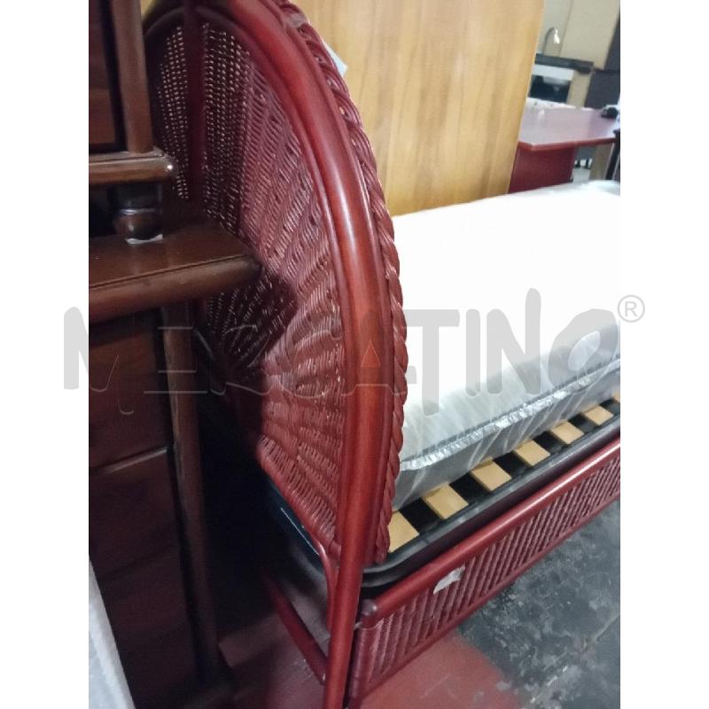 LETTO SINGOLO MIDOLLINO ROSSO  | Mercatino dell'Usato Alpignano 4