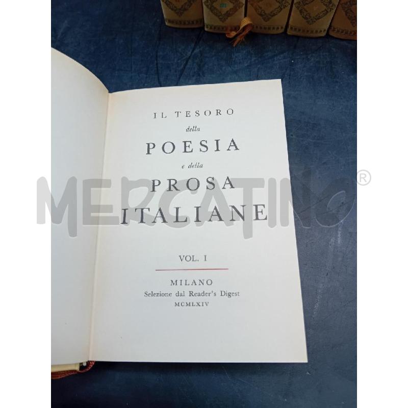 LIBRI IL TESORO DELLA POESIA 6 VOL | Mercatino dell'Usato Alpignano 2