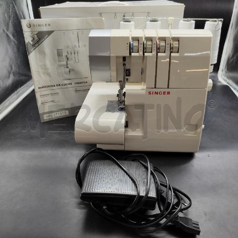 MACCHINA CUCIRE SINGER 14SH754 | Mercatino dell'Usato Alpignano 1