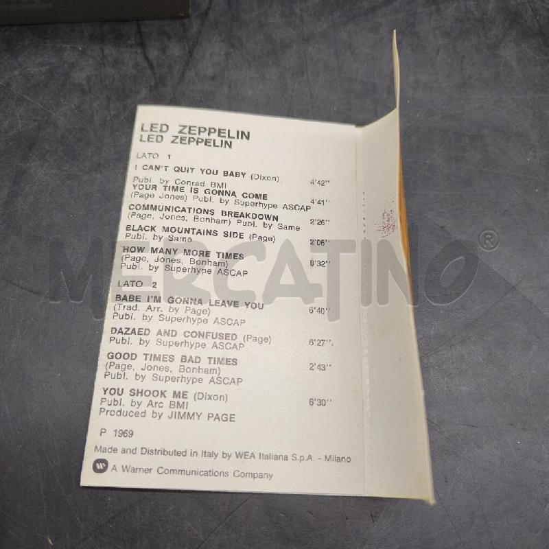MUSICASSETTA LED ZEPPELIN | Mercatino dell'Usato Alpignano 5