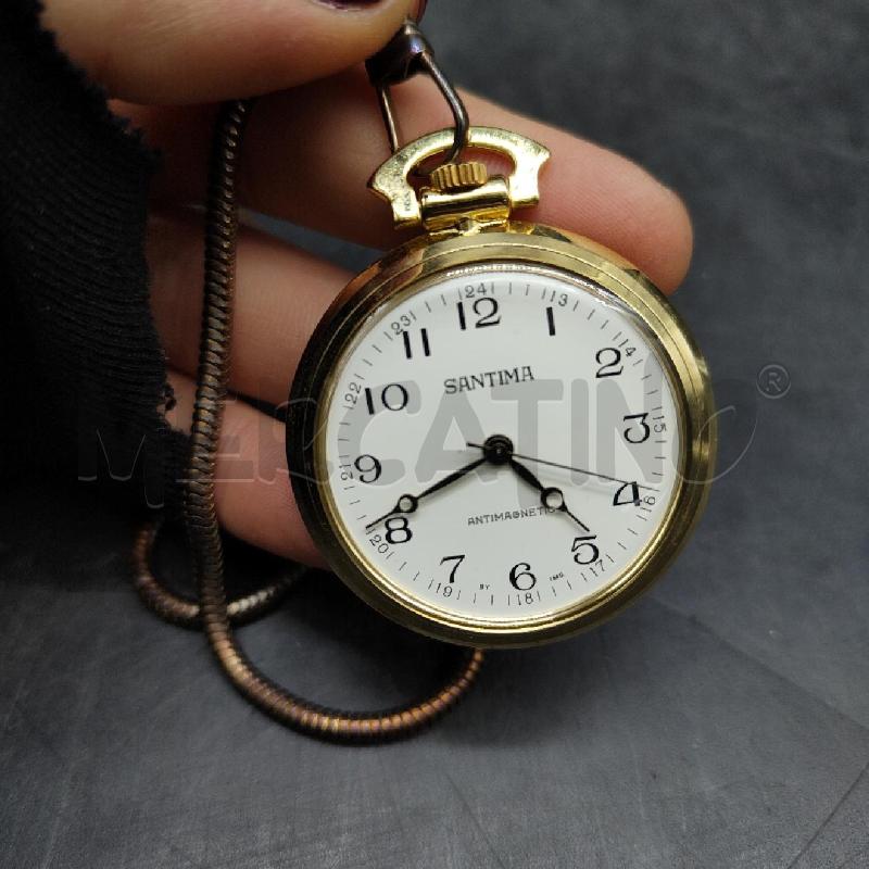 OROLOGIO DA TASCHINO SANTIMA DORATO  | Mercatino dell'Usato Alpignano 1