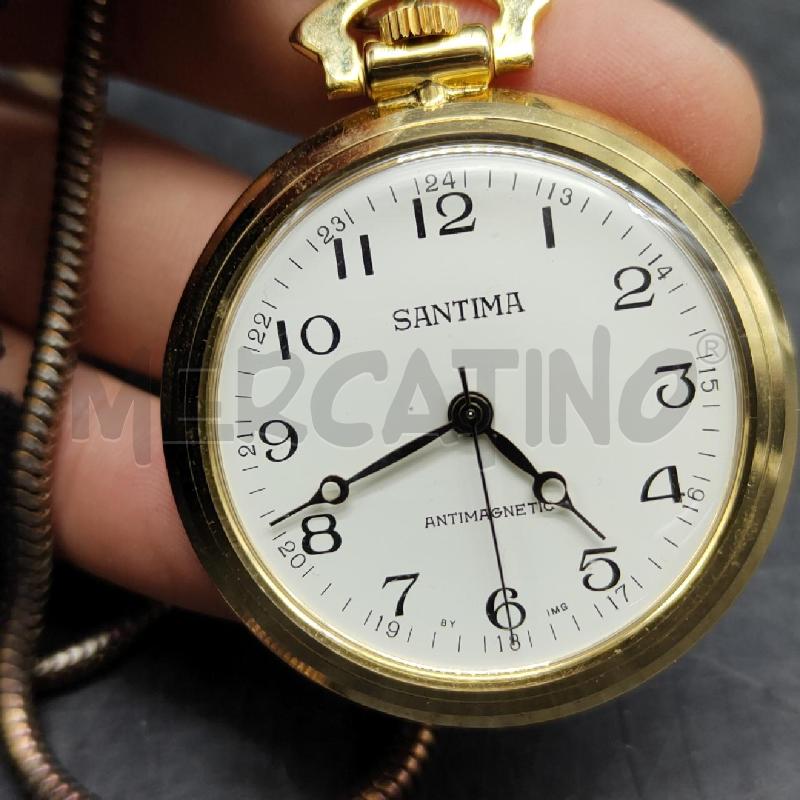 OROLOGIO DA TASCHINO SANTIMA DORATO  | Mercatino dell'Usato Alpignano 2