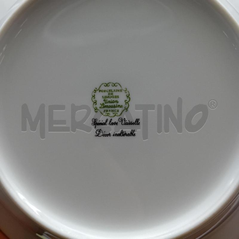 PIATTI PZ. 4+4+4 LIMOGES PANNA FOGLIE VRD | Mercatino dell'Usato Alpignano 5
