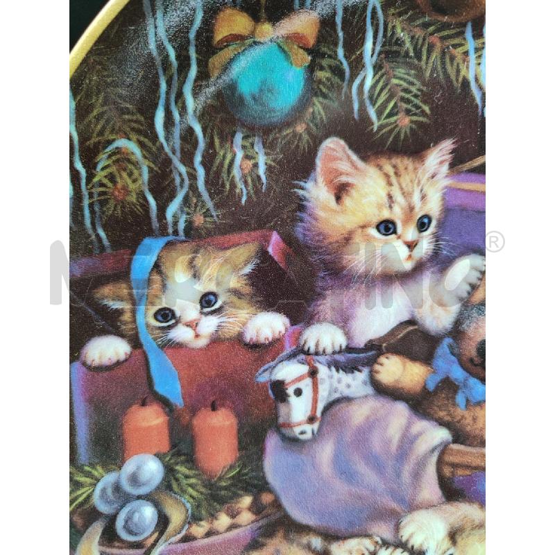 PIATTO BRADFORD GATTI NATALE | Mercatino dell'Usato Alpignano 4
