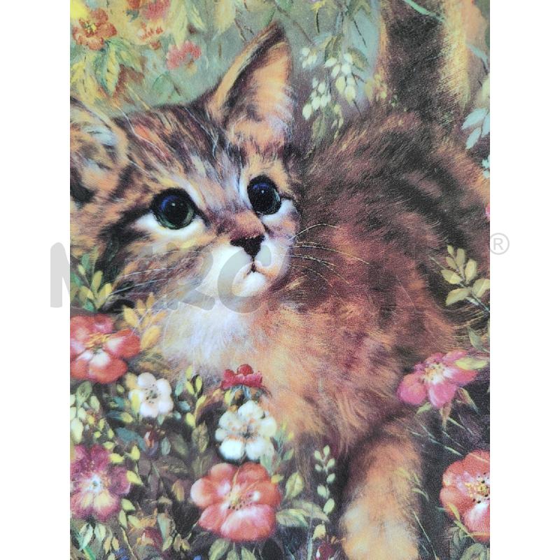 PIATTO BRADFORD GATTO TRA FIORI | Mercatino dell'Usato Alpignano 3