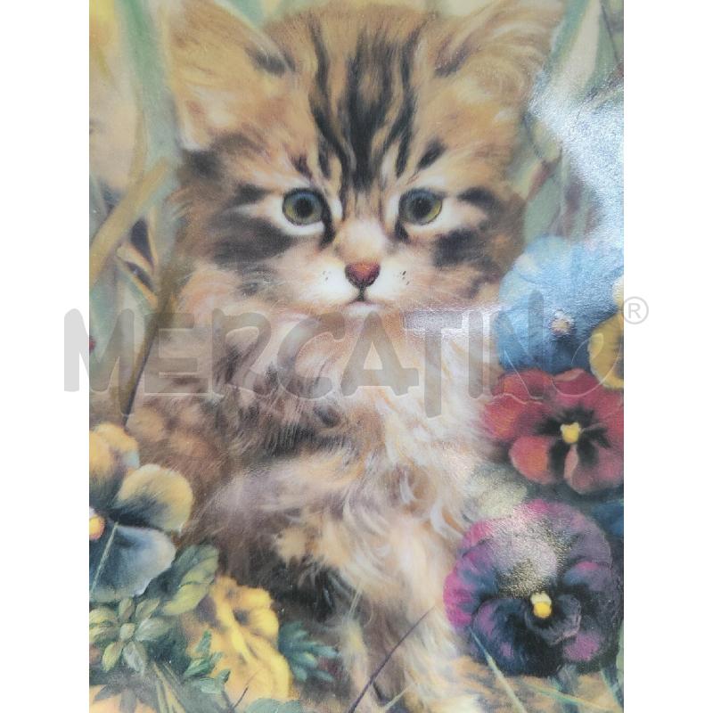PIATTO BRADFORD GATTO TRA VIOLETTE | Mercatino dell'Usato Alpignano 4