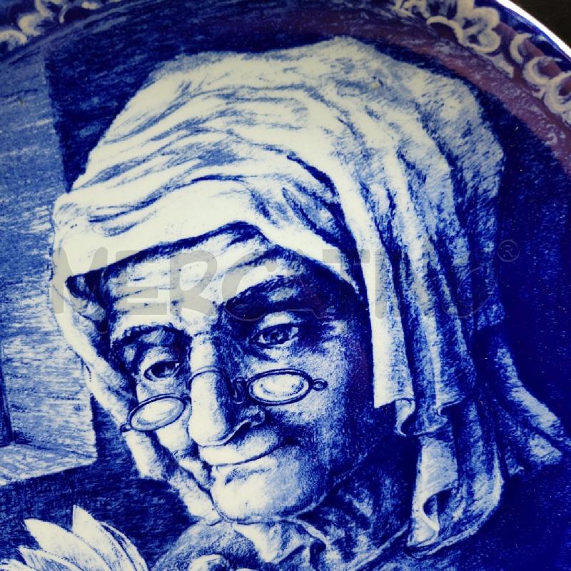 PIATTO DONNA BLU  | Mercatino dell'Usato Alpignano 2