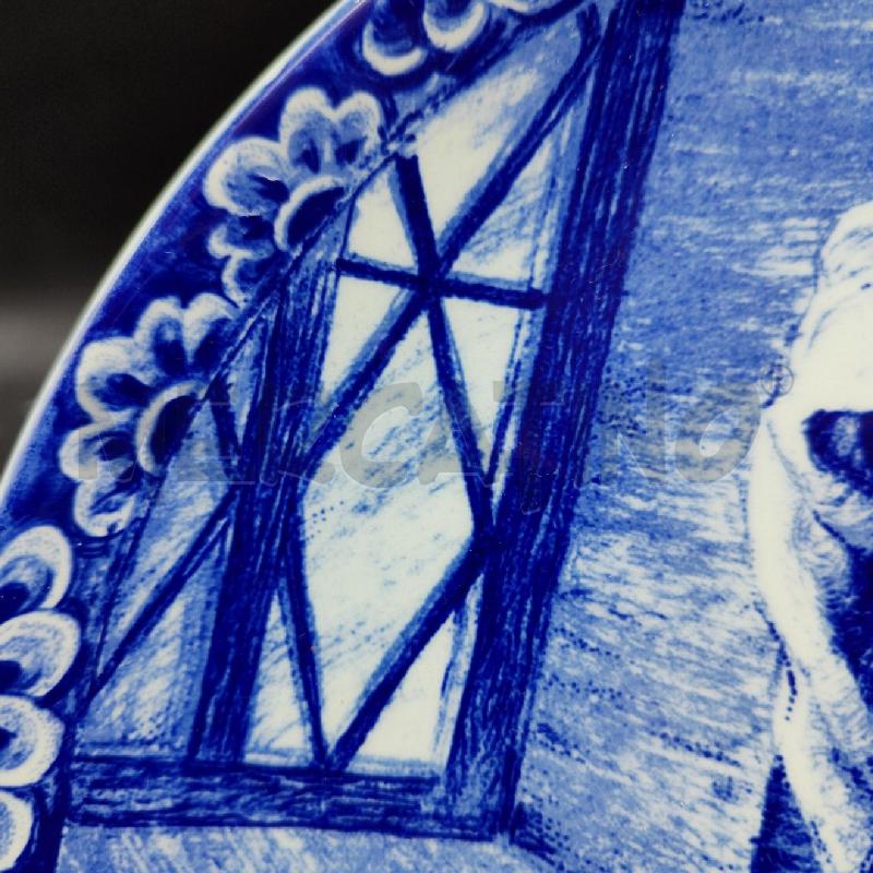 PIATTO DONNA BLU  | Mercatino dell'Usato Alpignano 4