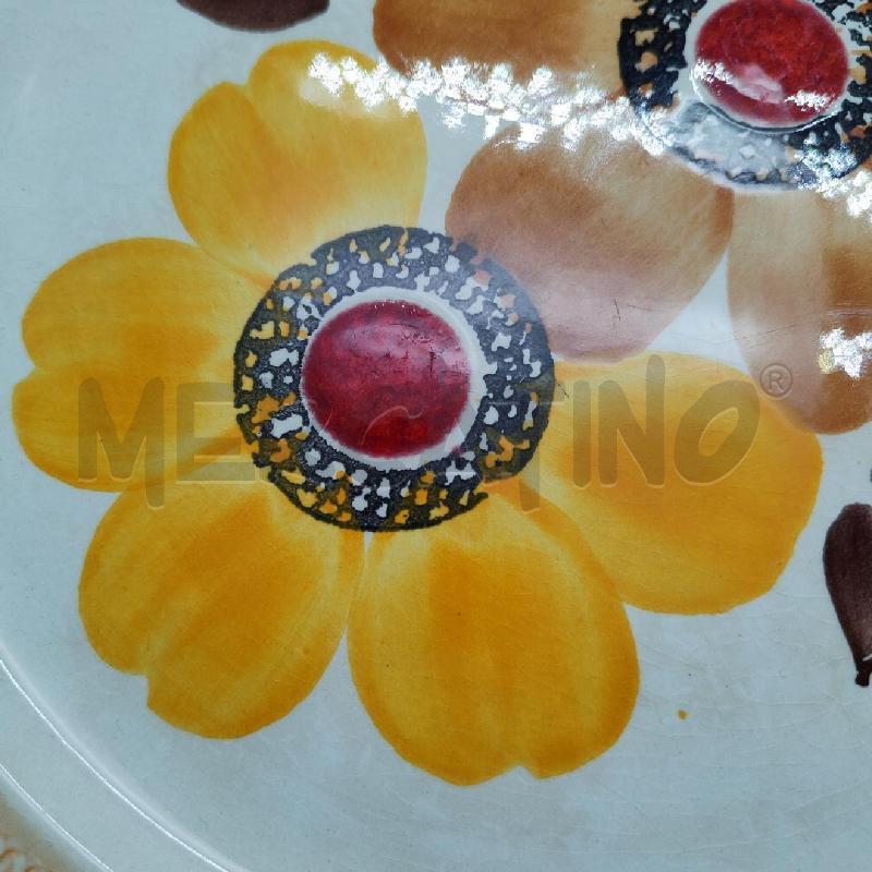PIATTO PORTATA MONDOVÌ FIORI | Mercatino dell'Usato Alpignano 2