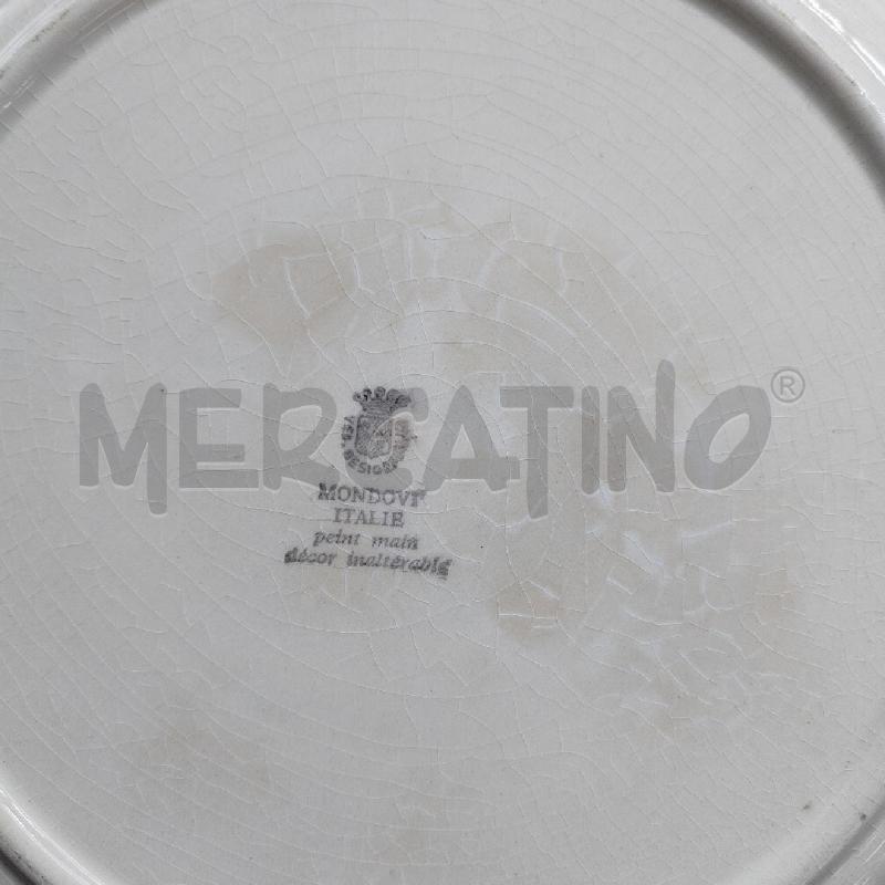 PIATTO PORTATA MONDOVÌ FIORI | Mercatino dell'Usato Alpignano 4