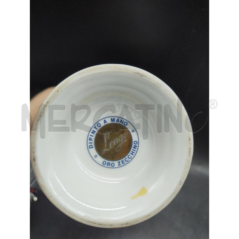 POTICHE VASO LONGO DECORO DORATO  | Mercatino dell'Usato Alpignano 5