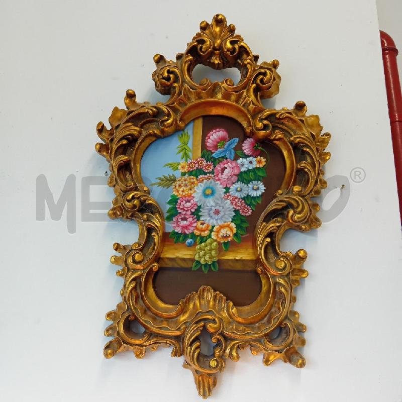 QUADRO BOUQUET BAROCCO DORATO | Mercatino dell'Usato Alpignano 1