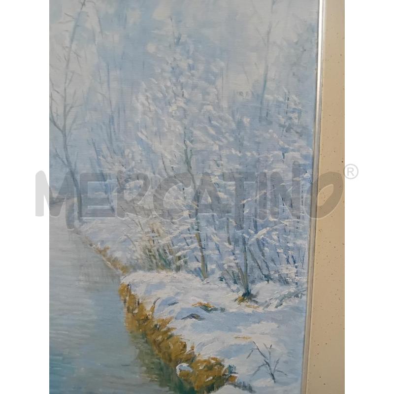 QUADRO D'AUTORE FIUME D'INVERNO  | Mercatino dell'Usato Alpignano 2