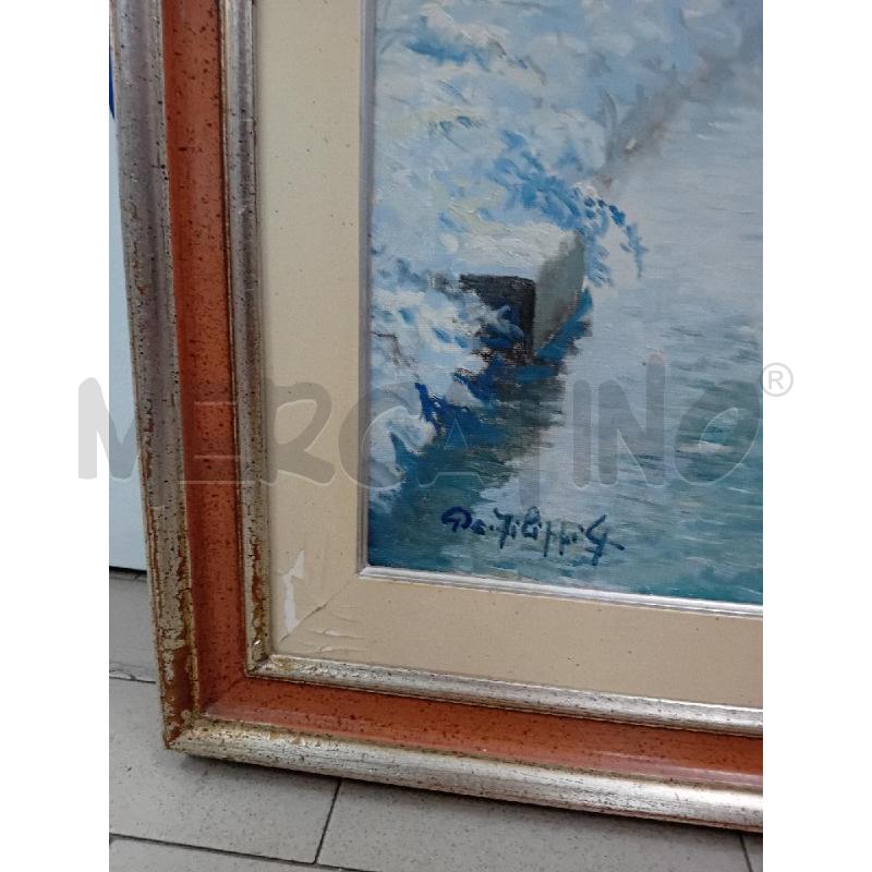 QUADRO D'AUTORE FIUME D'INVERNO  | Mercatino dell'Usato Alpignano 3