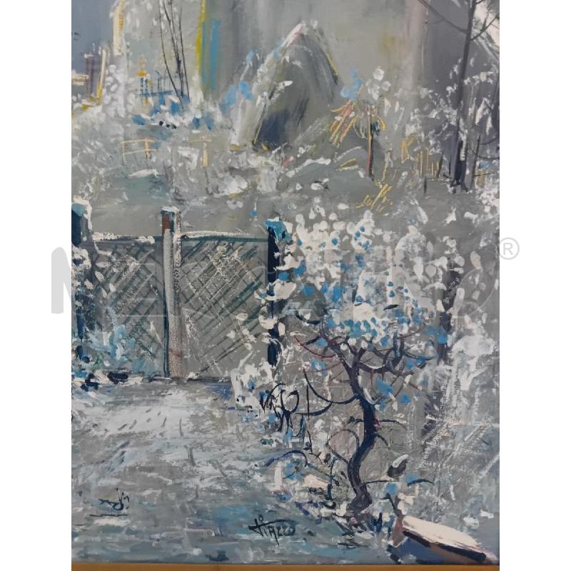 QUADRO D'AUTORE PIAZZO NEVE  | Mercatino dell'Usato Alpignano 2