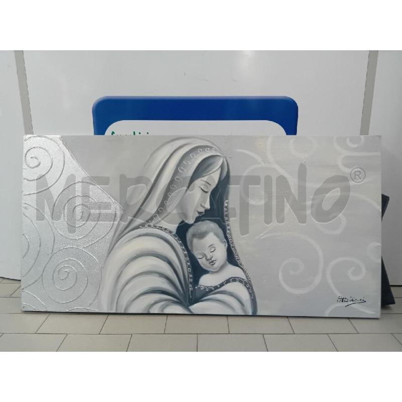 QUADRO MADRE CON BAMBINO SILVER OTTAVIANI | Mercatino dell'Usato Alpignano 1