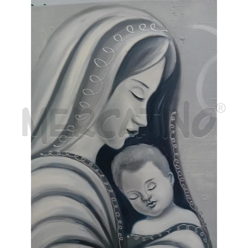 QUADRO MADRE CON BAMBINO SILVER OTTAVIANI | Mercatino dell'Usato Alpignano 2