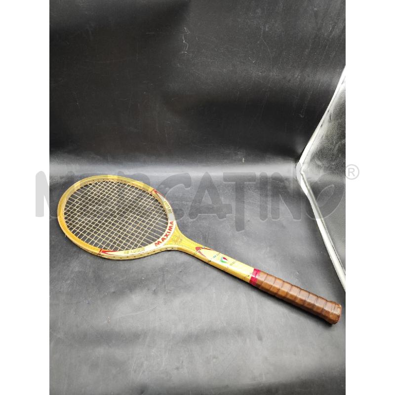 RACCHETTA TENNIS LEGNO MAXIMA | Mercatino dell'Usato Alpignano 1