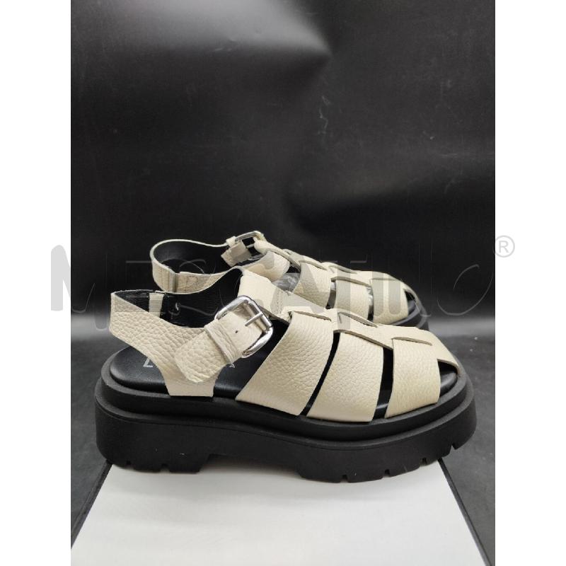 SANDALI DONNA BEIGE NR E8BYMIISTA | Mercatino dell'Usato Alpignano 3