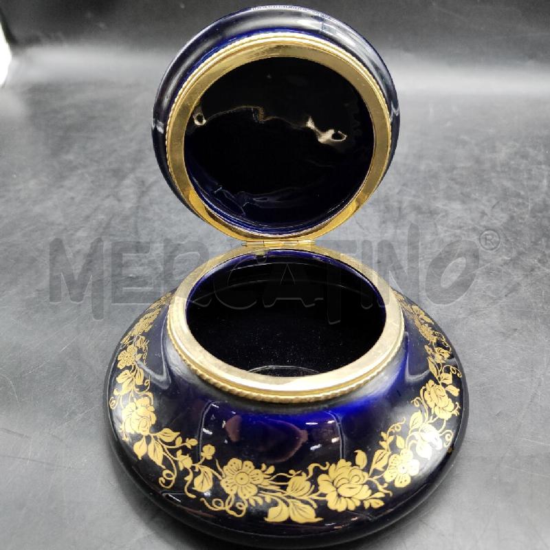SCATOLA T LIMOGES BLU BUSTO DI DONNA  | Mercatino dell'Usato Alpignano 3