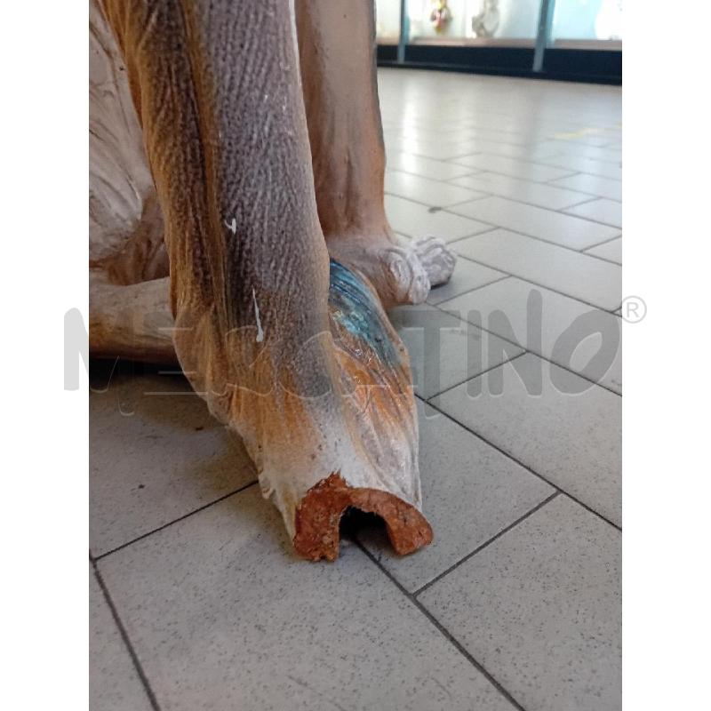 SCULTURA LEVRIERO TERRACOTTA | Mercatino dell'Usato Alpignano 3