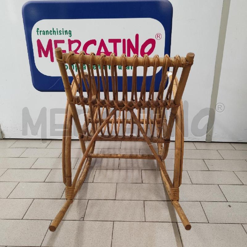 SEDIA A DONDOLO GIUNCO PICCOLA | Mercatino dell'Usato Alpignano 3