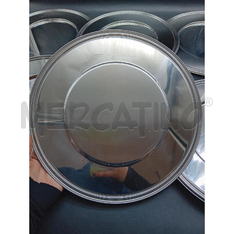SOTTO PIATTI PZ. 6 PINTI ITALY ACCIAIO | Mercatino dell'Usato Alpignano 3