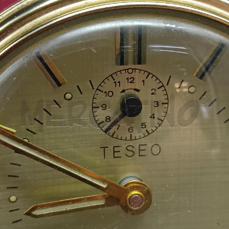 SVEGLIA TESEO BORDEAUX DORATA | Mercatino dell'Usato Alpignano 2